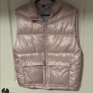 Divided Light Pink Puffer Vest